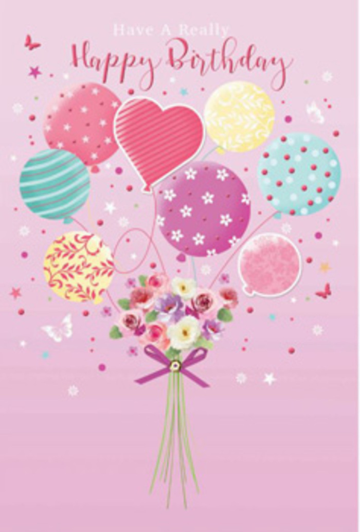 In this birthday-focused artwork, balloons and blossoms come together to create a feeling of gentle jubilation, reminiscent of a relaxed stroll through Limehouse on a bright weekend morning. The entire composition is set against a soft pink backdrop that glows like evening light touching the brick facades along Narrow Street. A cluster of pastel balloons hovers in the centre, overlapping in a dreamy bouquet of floating colour. Each balloon carries its own design: tidy rows of polka dots, curling ribbons of stripes, soft floral motifs, and at least one sweet heart-shaped balloon that conveys love and appreciation. The colours-rosy pinks, sea greens, buttery yellows, lilacs, and mint-blend harmoniously, creating a palette that feels soothing yet festive. Anchored at the base is a small hand-tied garden of birthday flowers. Petite roses and daisy-like blossoms in creamy ivory, blush rose, and gentle mauve gather closely together, their velvety petals softly shaded as if touched by the first light of day. These blooms suggest the kind of careful craftsmanship you might expect from an experienced local florist at Flower Delivery Limehouse, where each stem is chosen with intention. Wisps of greenery peek through, adding texture and a sense of freshness. Holding everything together is a glossy purple satin bow wrapped around the stems, its loops perfectly formed and slightly reflective. Around the central design, tiny stars and butterfly shapes drift lightly, adding motion and a hint of storybook magic, as though the bouquet were floating above Limehouse Basin on a calm breeze. The image radiates warmth, tenderness, and quiet celebration, capturing the spirit of a birthday that makes someone feel genuinely cherished.